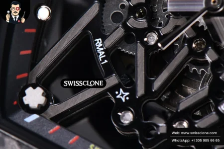 Richard Mille RM035 02 KVF Skeleton Dial Red on Black Rubber MIYOTA8215 High Resolution View