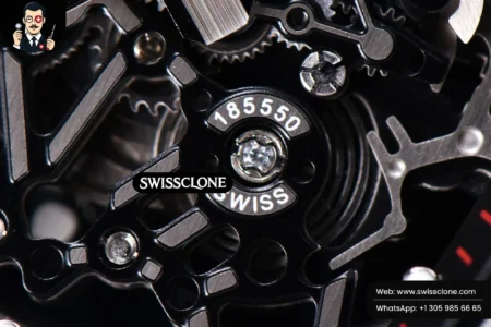 Richard Mille RM035 02 KVF Skeleton Dial Red on Black Rubber MIYOTA8215 High Resolution View