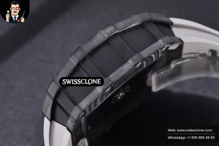 Richard Mille RM035 02 KVF Skeleton Dial Red on Gray Rubber MIYOTA8215 High Resolution View