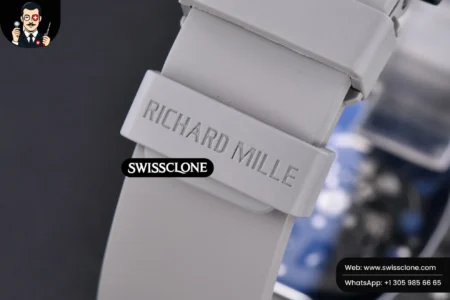 Richard Mille RM035 02 KVF Skeleton Dial Red on Gray Rubber MIYOTA8215 High Resolution View