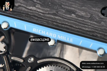 Richard Mille RM055 Real NTPT 42.7mm BBRF Blue Skeleton Dial White Rubber RMUL2 High Resolution View