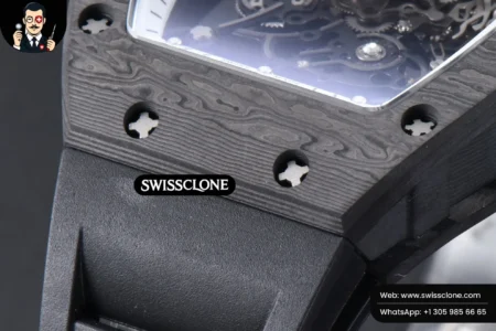 Richard Mille RM055 Real NTPT 42mm RMF White Skeleton Dial Black Rubber RMUL2 High Resolution View