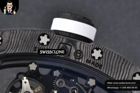 Richard Mille RM055 Real NTPT 42mm RMF White Skeleton Dial Black Rubber RMUL2 High Resolution View