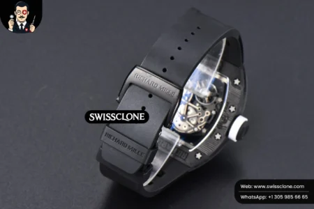 Richard Mille RM055 Real NTPT 42mm RMF White Skeleton Dial Black Rubber RMUL2 High Resolution View