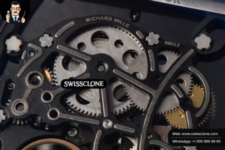 Richard Mille RM055 Real NTPT 42mm RMF Blue Skeleton Dial White Rubber RMUL2 High Resolution View