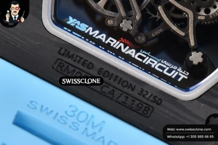 Richard Mille RM055 Real NTPT 42.7mm BBRF Blue Skeleton Dial Blue Rubber RMUL2 High Resolution View