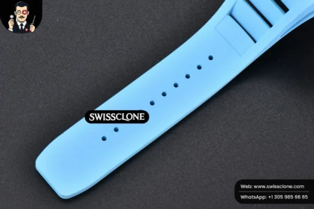 Richard Mille RM055 Real NTPT 42.7mm BBRF Blue Skeleton Dial Blue Rubber RMUL2 High Resolution View