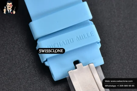 Richard Mille RM055 Real NTPT 42.7mm BBRF Blue Skeleton Dial Blue Rubber RMUL2 High Resolution View