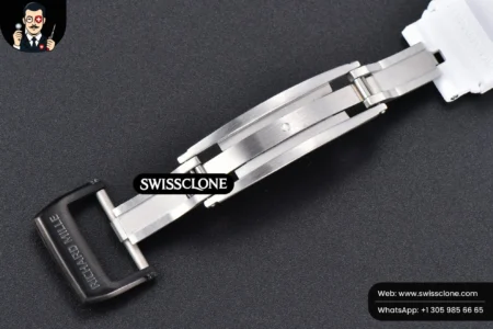 Richard Mille RM055 Real NTPT 42mm RMF Blue Skeleton Dial White Rubber RMUL2 High Resolution View