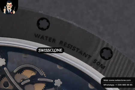 Richard Mille RM055 Real NTPT 42.7mm BBRF White Skeleton Dial White Rubber RMUL2 High Resolution View