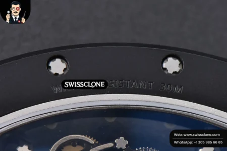 Richard Mille RM055 42.7mm BBRF Black NTPT White Skeleton Dial White Rubber RMUL2 High Resolution View