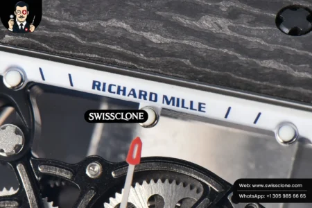 Richard Mille RM055 Real NTPT 42.7mm BBRF White Skeleton Dial White Rubber RMUL2 High Resolution View