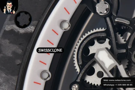 Richard Mille RM055 Real NTPT 42.7mm BBRF White Skeleton Dial Red Crown White Rubber RMUL2 High Resolution View