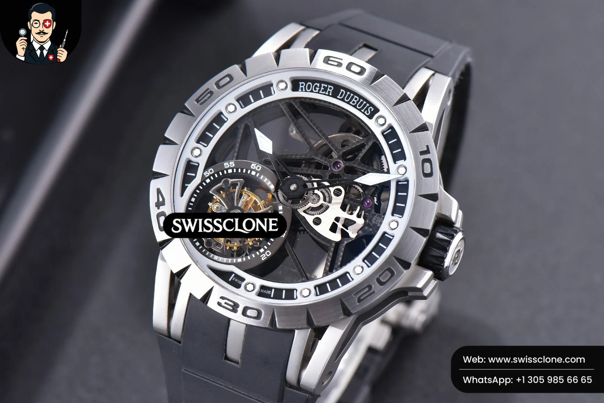 Excalibur Sports Tourbillon Super Clone - 3