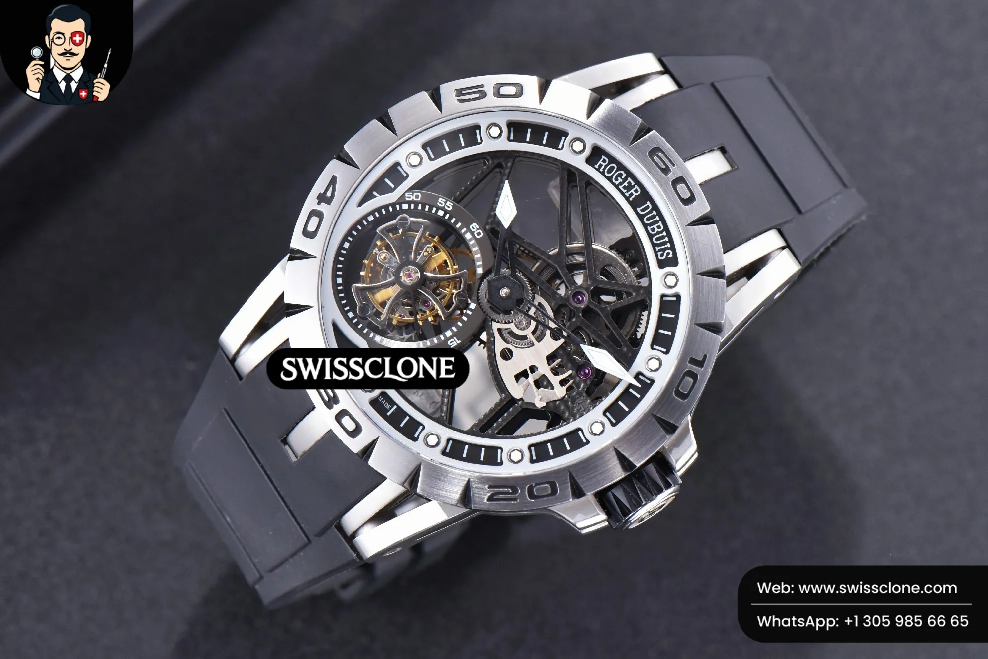 Excalibur Sports Tourbillon Super Clone - 8