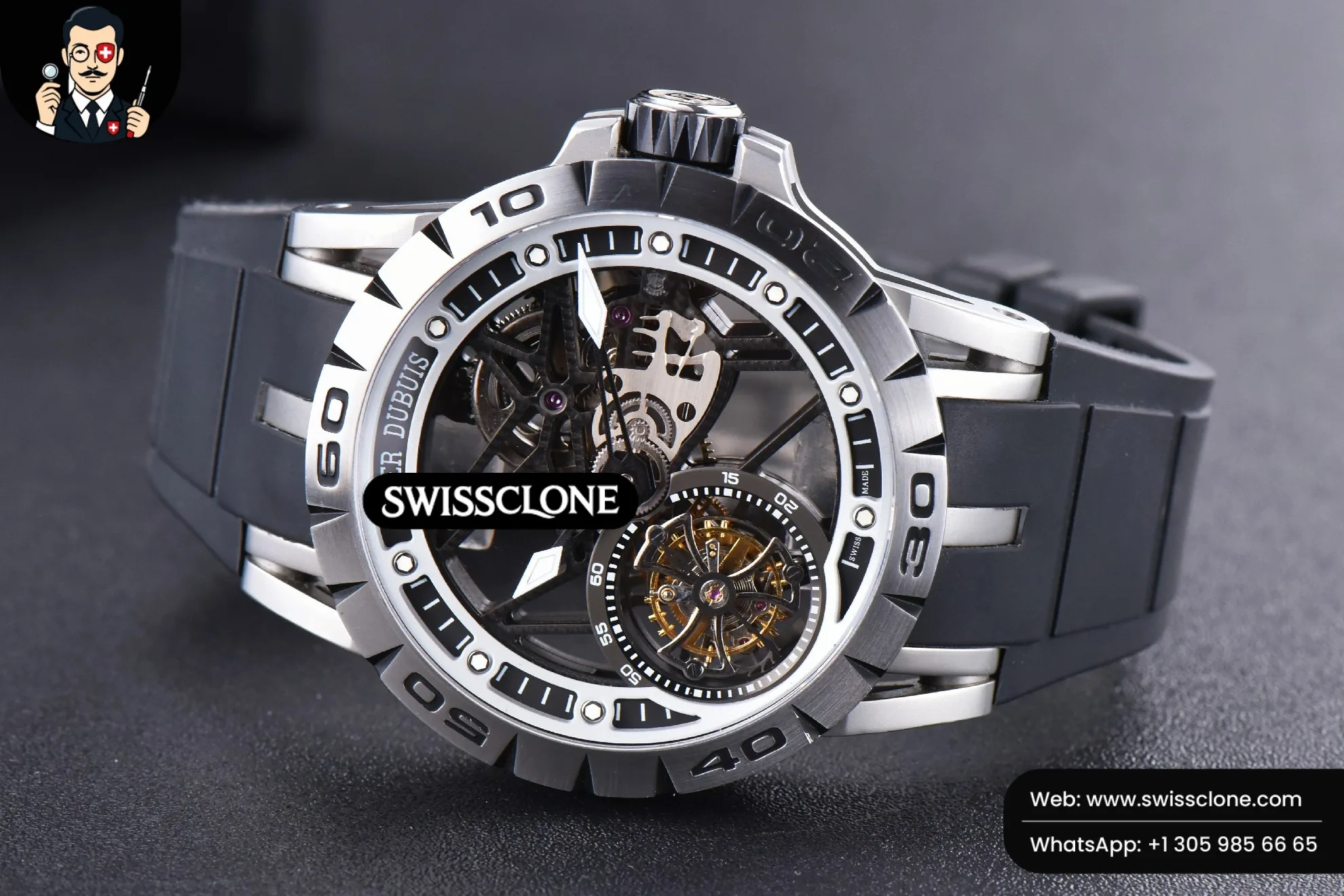 Excalibur Sports Tourbillon Super Clone - 9