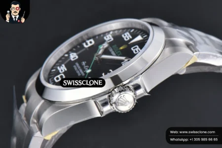 Rolex AirKing 126900 904L 40mm J Black Dial Oyster (VSF) High Resolution View