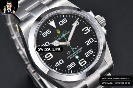 Rolex AirKing 126900 904L 40mm J Black Dial Oyster (VSF) High Resolution View