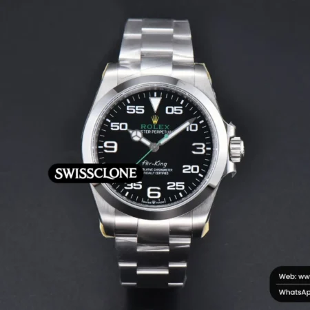 Rolex AirKing 126900 904L 40mm J Black Dial Oyster (VSF) High Resolution View