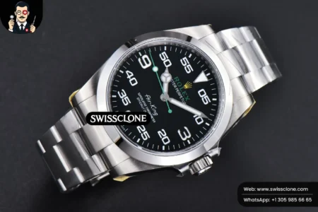 Rolex AirKing 126900 904L 40mm J Black Dial Oyster (VSF) High Resolution View