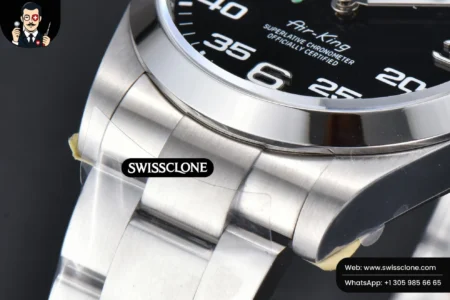 Rolex AirKing 126900 904L 40mm J Black Dial Oyster (VSF) High Resolution View