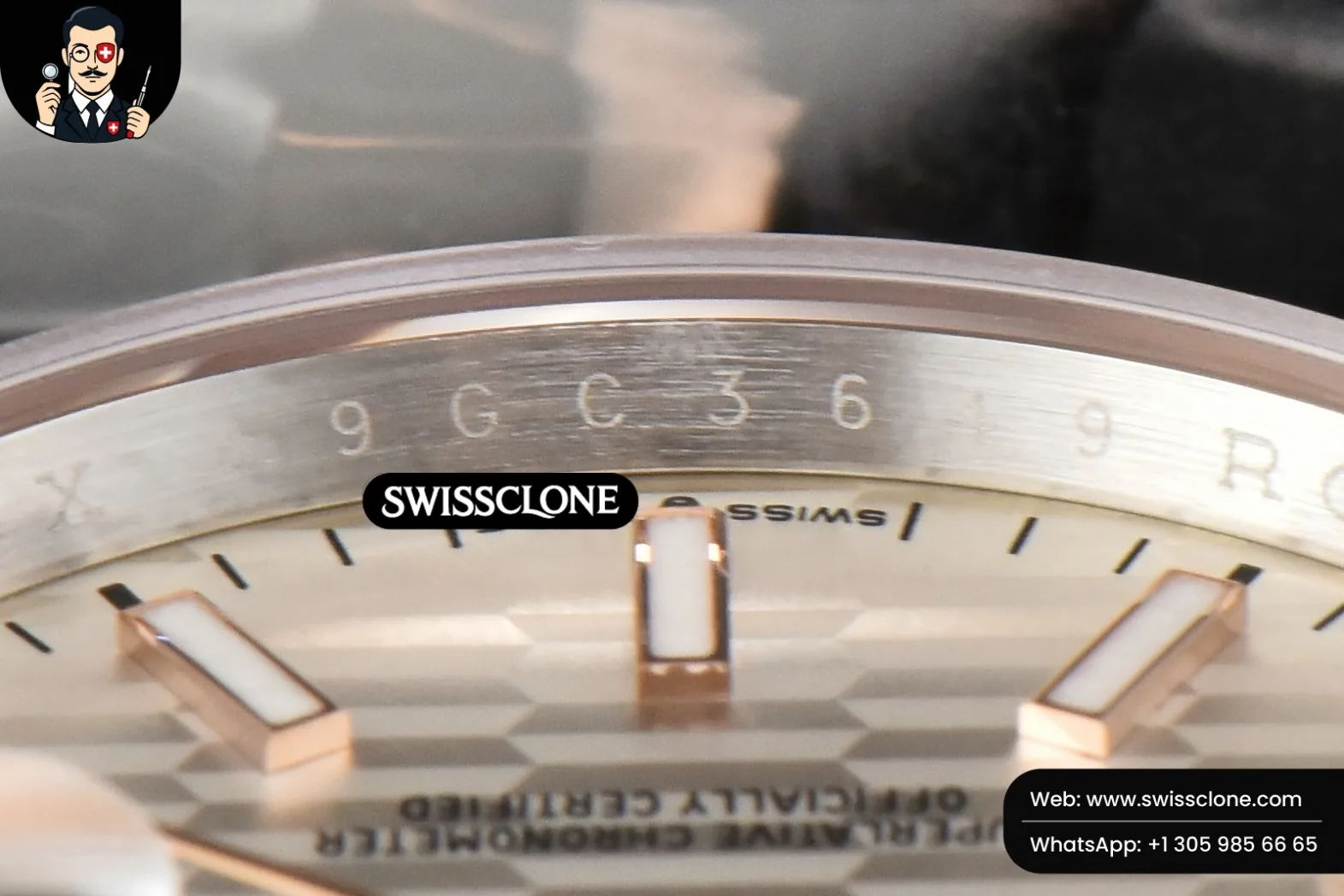 DateJust 36MM A2824 Super Clone - 12