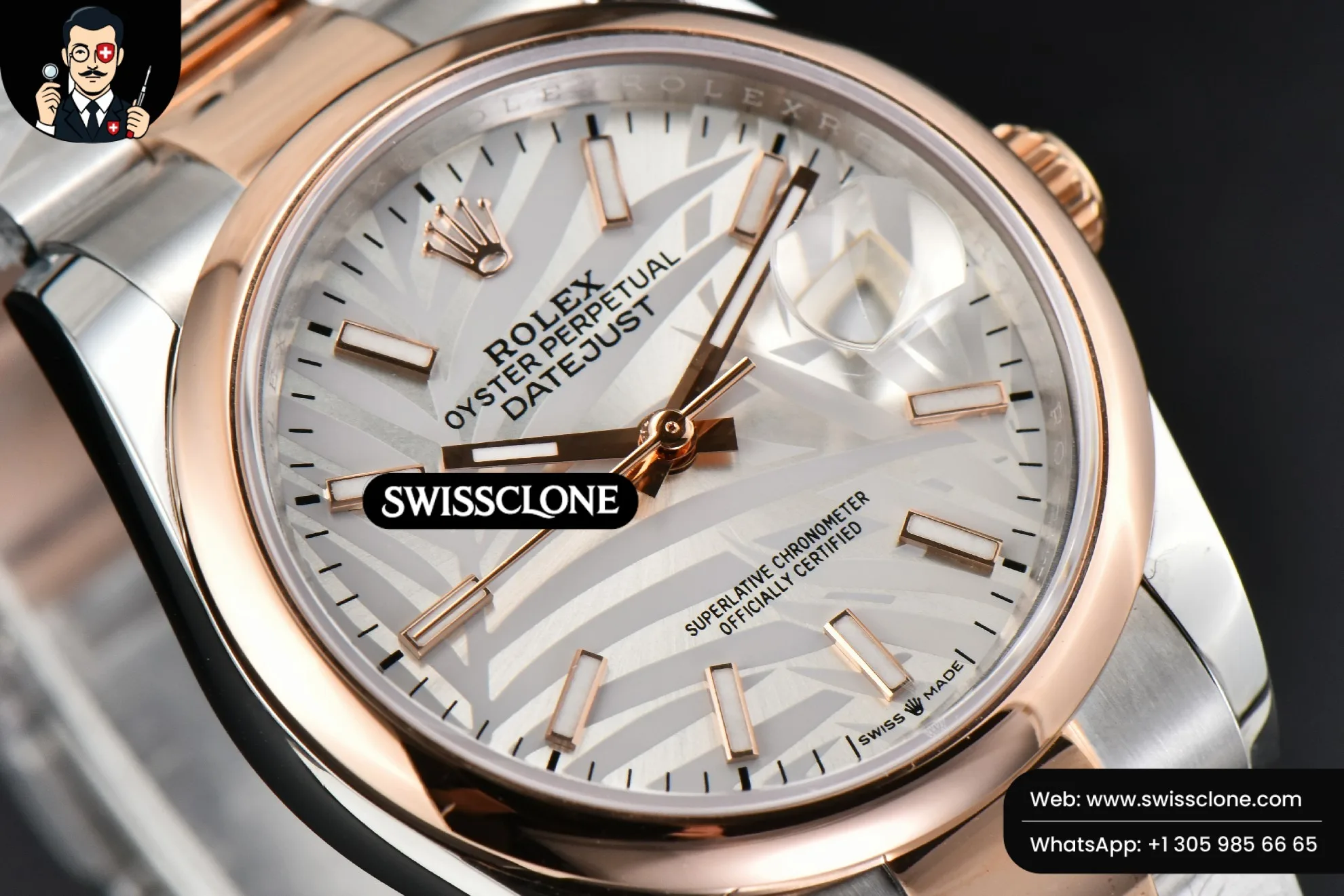 Datejust 36MM A2824 Super Clone - 11