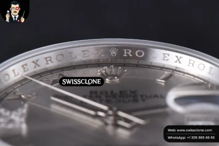 Rolex DateJust 36mm Silver Dial Diamond Roma Marker Diamond Bezel Oyster High Resolution View