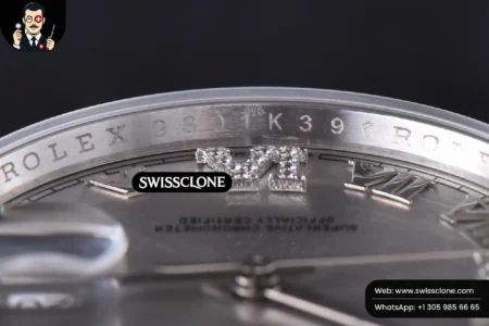 Rolex DateJust 36mm Silver Dial Diamond Roma Marker Diamond Bezel Oyster High Resolution View