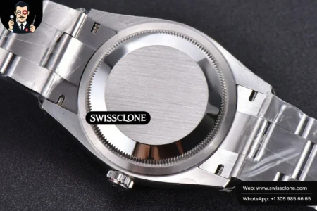 Rolex DateJust 36mm Silver Dial Diamond Roma Marker Diamond Bezel Oyster High Resolution View