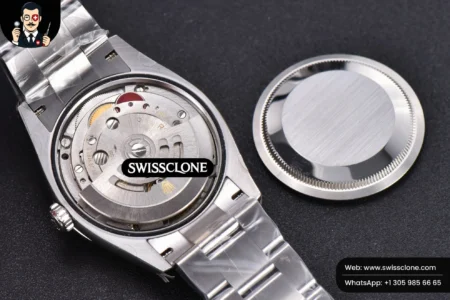 Rolex DateJust 36mm Silver Dial Diamond Roma Marker Diamond Bezel Oyster High Resolution View