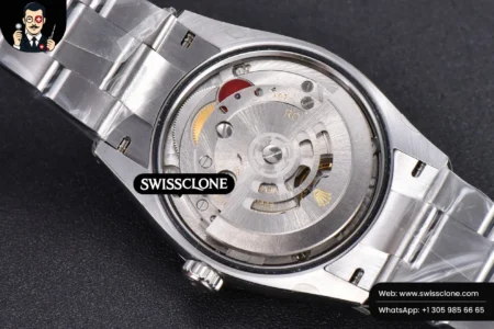 Rolex DateJust 36mm Silver Dial Diamond Roma Marker Diamond Bezel Oyster High Resolution View