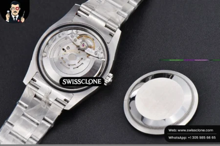Rolex DateJust 36mm Smooth Bezel Blue Dial Diamond Marker Oyster VR3235 High Resolution View