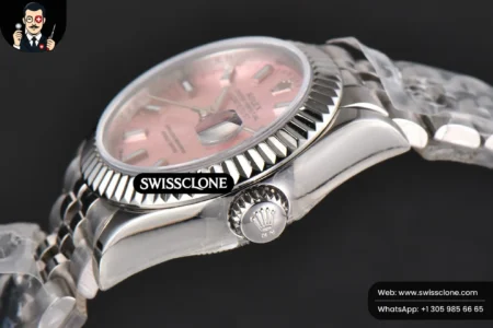 Rolex DateJust 28mm Ladies WF Pink Dial Jubilee High Resolution View