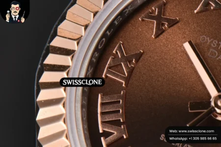 Rolex DateJust 28mm Ladies WF RG/SS Brown Dial Roma Marker Jubilee High Resolution View