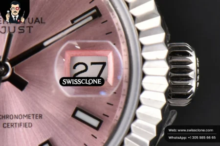 Rolex DateJust 28mm Ladies WF Pink Dial Jubilee High Resolution View