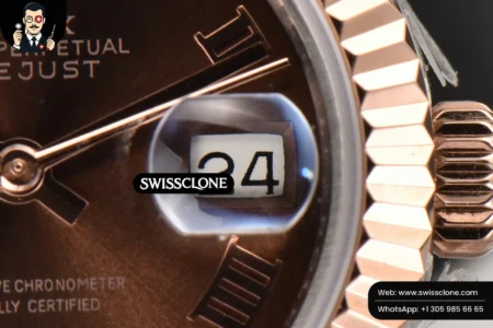 Rolex DateJust 28mm Ladies WF RG/SS Brown Dial Roma Marker Jubilee High Resolution View