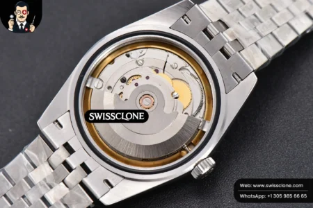 Rolex DateJust 36mm Smooth Bezel Gray MOP Dial Diamond Marker Jubilee VR3235 High Resolution View