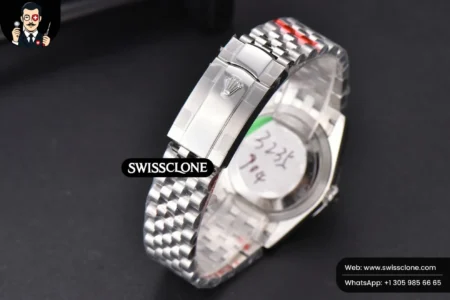 Rolex DateJust 36mm Blue Dial Diamond Marker Jubilee VR3235 High Resolution View