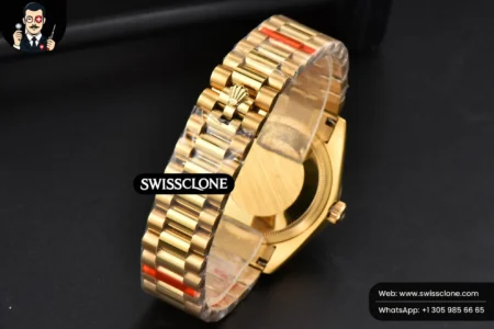 Rolex Daydate 36mm Meteorite Dial Diamond Marker High Resolution View