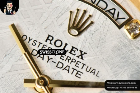 Rolex Daydate 36mm Meteorite Dial Diamond Marker High Resolution View
