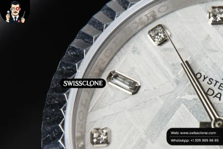 Rolex Daydate 36mm Meteorite Dial Diamond Marker High Resolution View