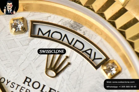 Rolex Daydate 36mm Meteorite Dial Diamond Marker High Resolution View