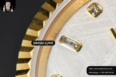 Rolex Daydate 36mm Meteorite Dial Diamond Marker High Resolution View
