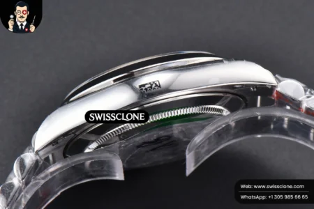 Rolex DayDate 40mm 904L Oliva Green Arabic Dial President High Resolution View