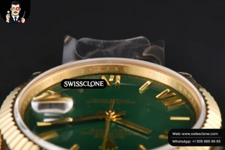 Rolex DayDate 40mm 904L Green Dial High Resolution View