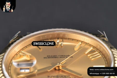 Rolex DayDate 40mm Dial Roma Marker President High Resolution View