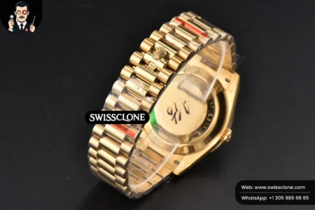 Rolex DayDate 40mm 904L Green Dial High Resolution View