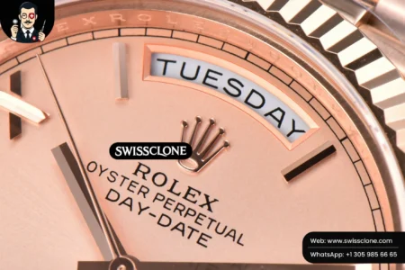 Rolex DayDate 40mm Dial Roma Marker President High Resolution View