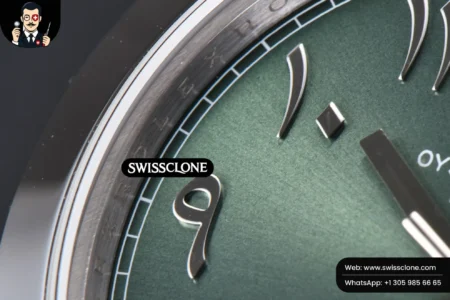 Rolex DayDate 40mm 904L Smooth Oliva Green Arabic Dial President High Resolution View